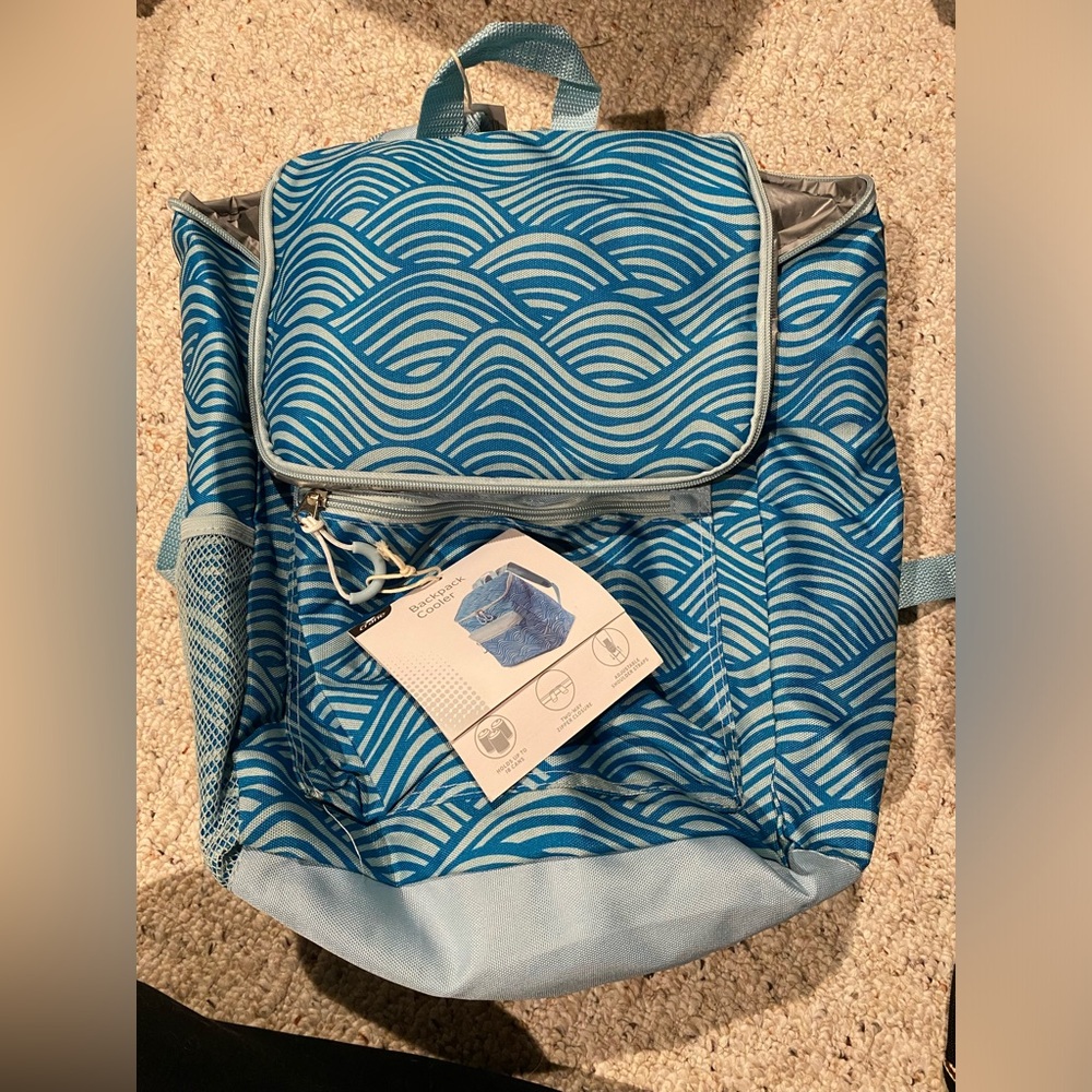 Blue Wave Backpack Cooler